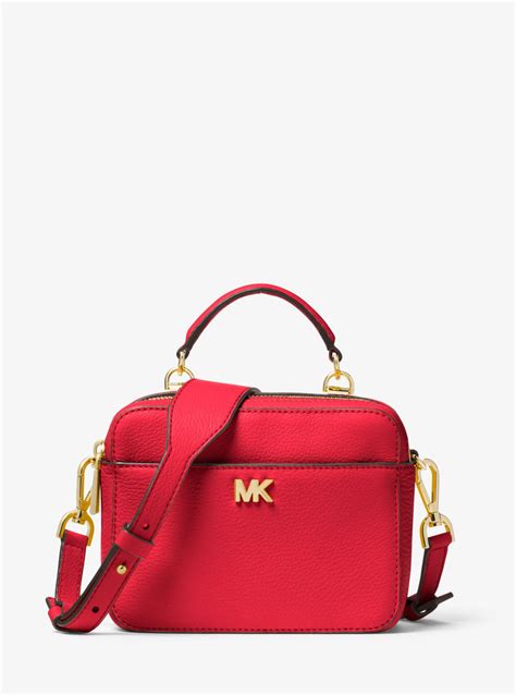 michael kors mott pebbled leather phone crossbody wallet|Mott Pebbled Leather Dome Crossbody Bag .